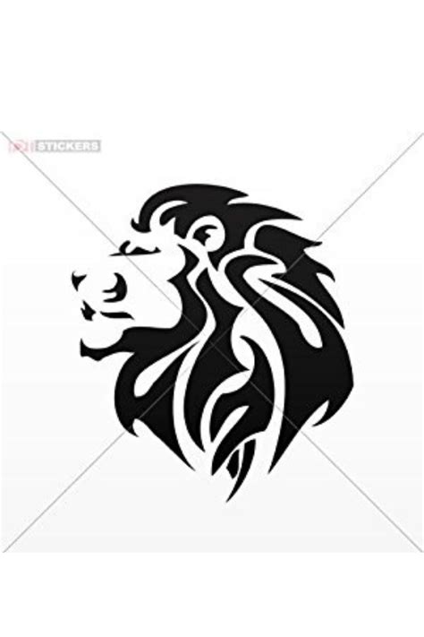 Cartoon A Lion Styling Vinyl Decal Bike Sticker Car Sticker