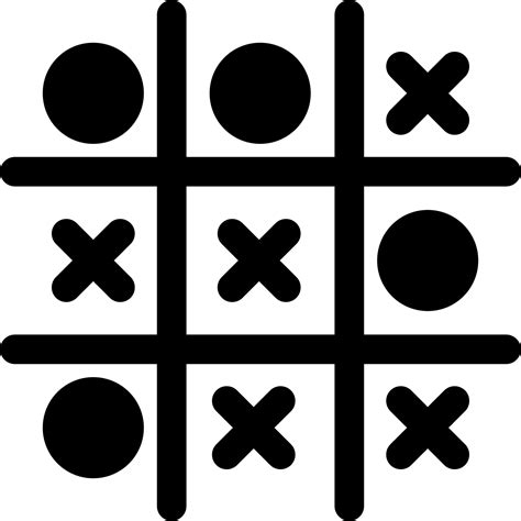 Tic Tac Toe Icon 20942552 Vector Art At Vecteezy