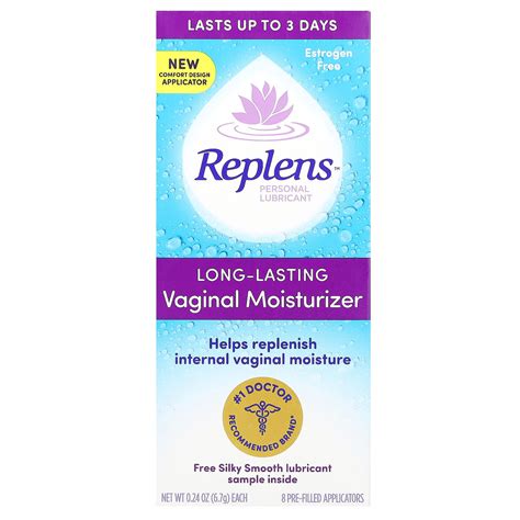 Replens Personal Lubricant Long Lasting Vaginal Moisturizer 8 Pre