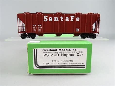 Ho Brass Model Omi At Sf Santa Fe Ps Cd Covered Bay Hopper