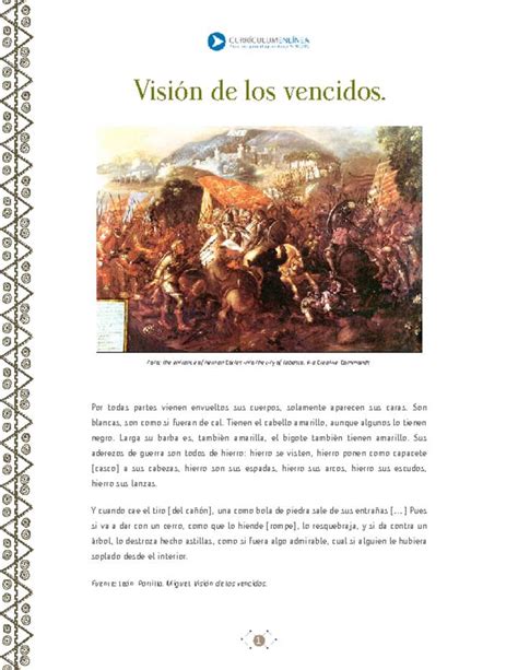 Visión de los vencidos Curriculum Nacional MINEDUC Chile