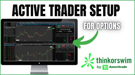 Trade Options Fast Using Active Trader On Thinkorswim Youtube