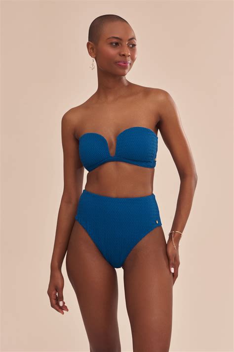 Calcinha Ola Hot Pant Azul Capri Azul