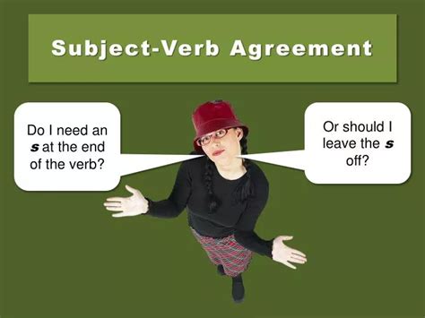 Ppt Subject Verb Agreement Powerpoint Presentation Free Download Id1845380