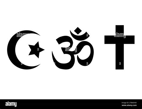 Hindu sign om jesus Stock Vector Images - Alamy