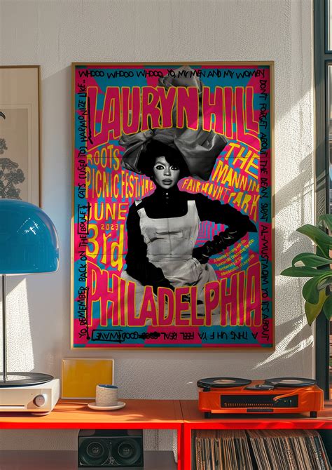 Lauryn Hill Poster Lauryn Hill Art Lauryn Hill Print Rnb Poster