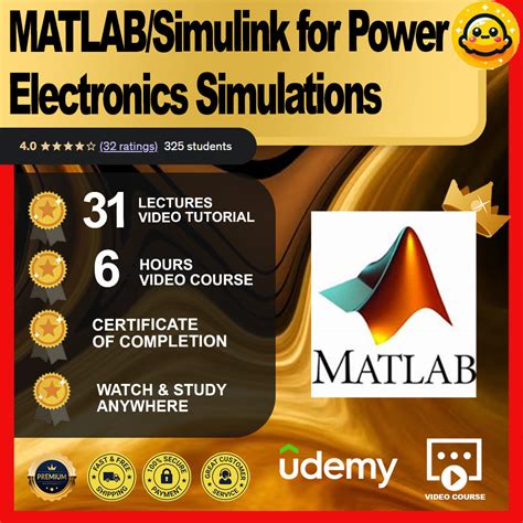 Video Course Matlab Simulink For Power Electronics Simulations