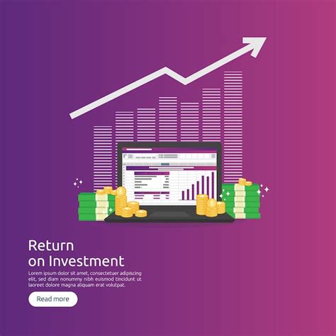 Premium Vector Return On Investment Roi And Seo Data Analytic Concept