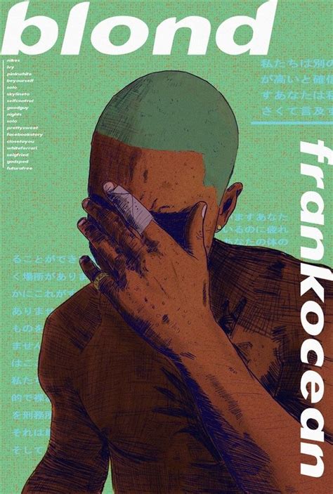 Blond Frank Ocean An Art Print By Aye Pixel Music Poster Design