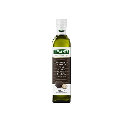 Olive oil extra vergine with black truffles 250ml Levante