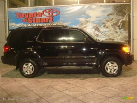 2002 Black Toyota Sequoia Limited 4wd 41112507 Car