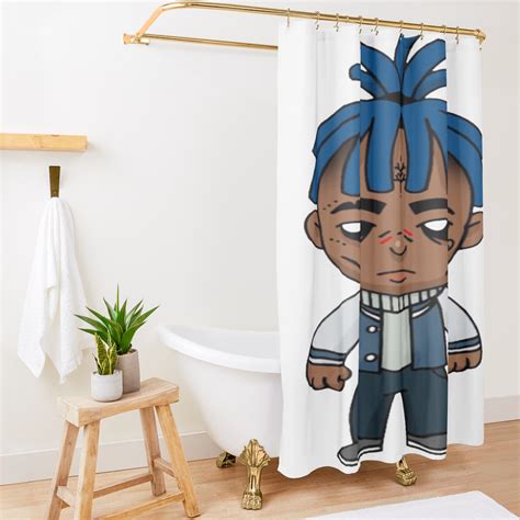 Xxxtentacion Draw Cartoon Rip Shower Curtain Xxxtentacion Store