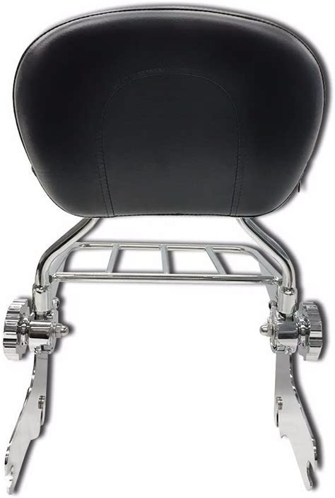 Amazon Xkh Skull Adjustable Backrest Sissy Bar W Luggage Rack