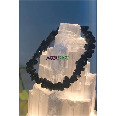 Pulsera Chip Turmalina Negra X Unidades Marso Salud