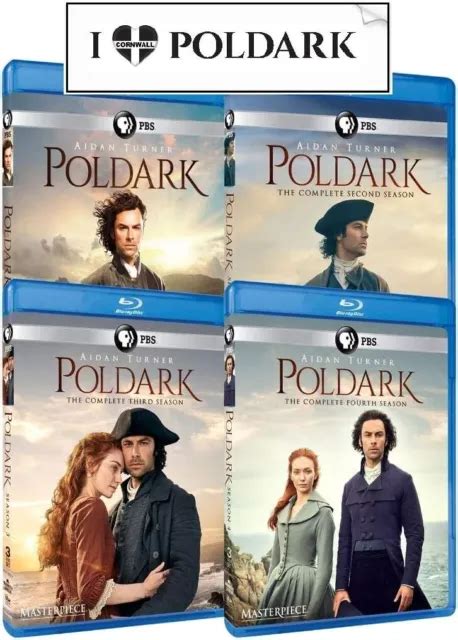 Poldark Complete Series 1 4 Blu Ray Boxset Season 1 2 3 4 Brand New