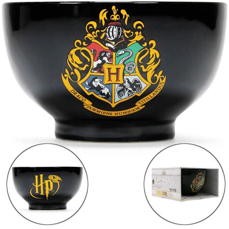 Harry Potter Hogwarts Crest Ceramic Bowl Dishwasher Safe From Half Moon Bay