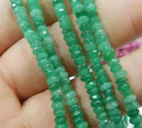 Купить Граненый натуральный изумруд Abacus Gems Свободные бусины | Joom