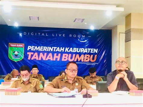 Pemkab Tanbu Ikuti Rapat Pengendalian Inflasi Daerah Perkembangan Di