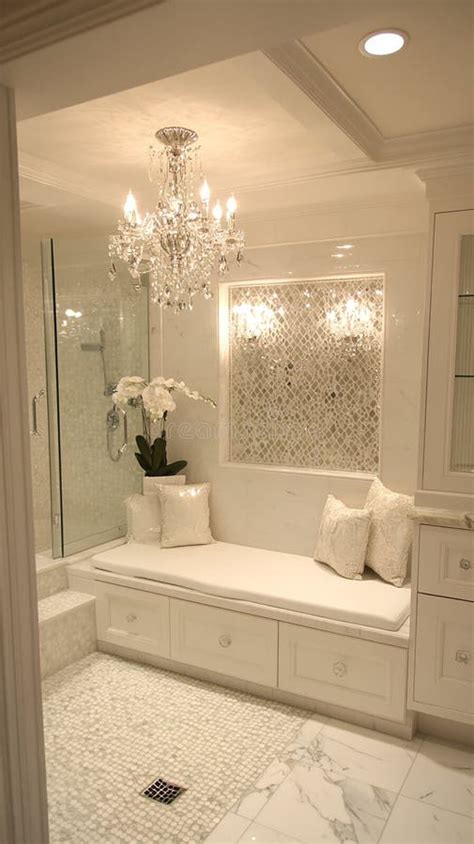 contemporary bathroom  glass enclosed shower  sleek design