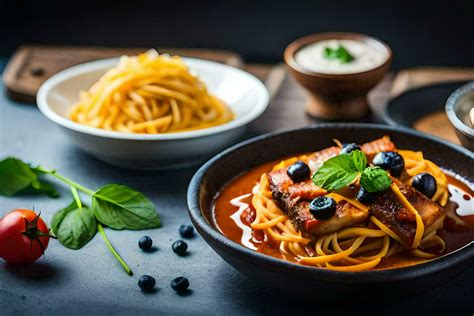 the best pasta dishes in the world. AI-Generated 33727126 Stock Photo at Vecteezy