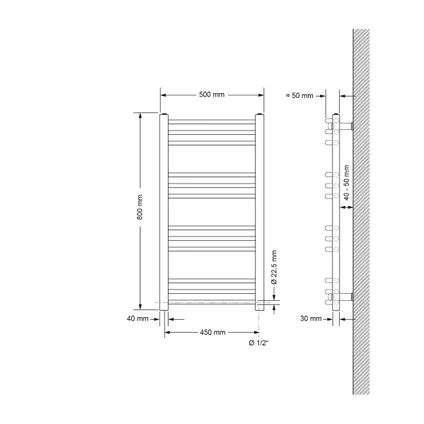 Ecd Germany Design Sahara Radiatoren X Mm Wit