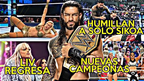 Wwe Smackdown De Junio Del Resumen Y Resultados Youtube