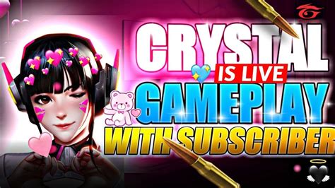 FREE FIRE GIRL LIVE LIVE GAMEPLAY WITH SUBSCRIBERS GARENA FREE FIRE