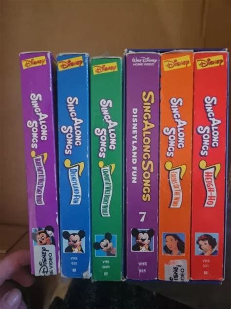 Disney S Sing Along Songs Vhs Lot Eur 9 21 Picclick Fr