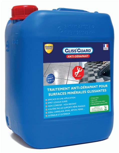 GUARD INDUSTRIE Antidérapant Gliss Guard bidon de 5 litres POINT P