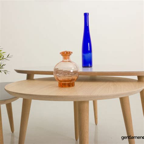 Trio De Table Basse En Stratifi Et Ch Ne Gentlemen Designers