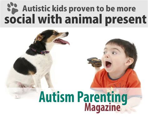 Autistic kids proven to be more social with animal present - Autism ...