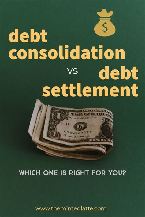 Debt Consolidation Vs Debt Settlement Which One Is Right For You Artofit