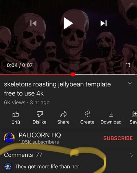 Ra Skeletons Roasting Jellybean Template Free To Use Views 3 Hr Ago