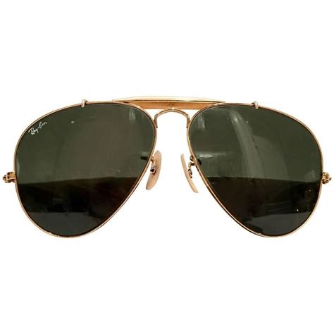 1960s Ray Ban Classic Pilot S Aviator Gold Plate Sunglasses At 1stdibs