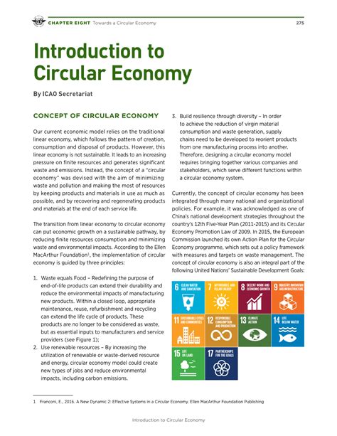 Introduction To Circular Economy By Icao Secretariat Docslib