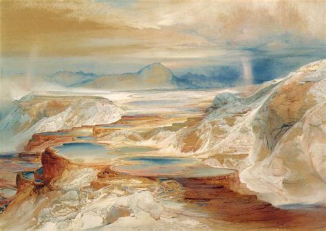 Hot Springs Of Gardiner’s River (1872) by Thomas Moran – Artchive