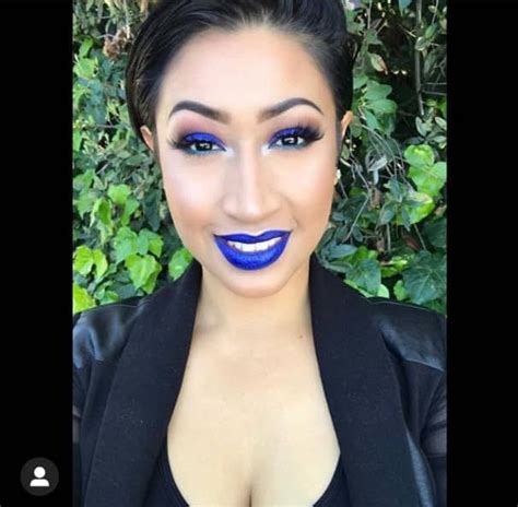 20 Ways To Wear Blue Lipstick The Glossychic Blue Lipstick Blue Lips Lipstick