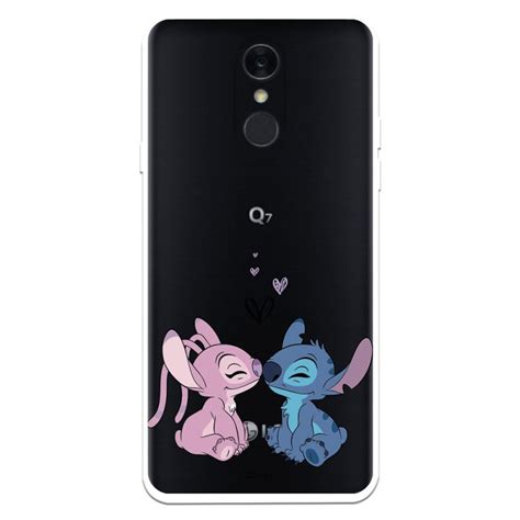 Capa Oficial Disney Angel Stitch Kiss Para Lg Q Lilo Stitch