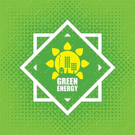 Premium Vector Green Energy Poster