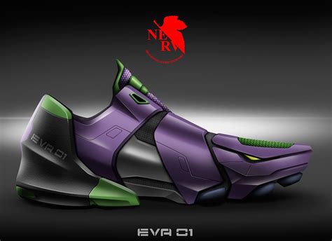 EVA 01 Kick On Behance Futuristic Shoes Stylish Sneakers Sneakers