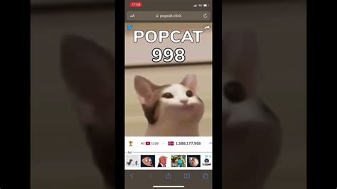 Popcat 1000 Clicks Popcatgames