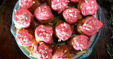 mini peppermint rolls punchfork