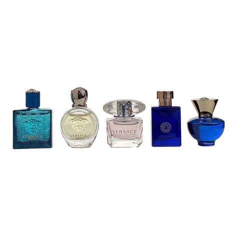 Versace - Versace Mini Fragrance Gift Set for Men and Women, 5 Pieces ...