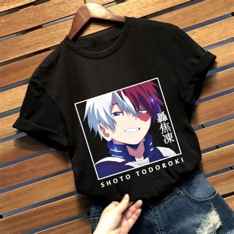 My Hero Academy Shoto Todoroki Tshirts Anime Inspired Outfits Otaku