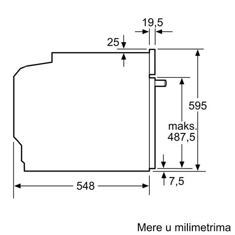 HBG536EB3 Ugradna Rerna BOSCH RS