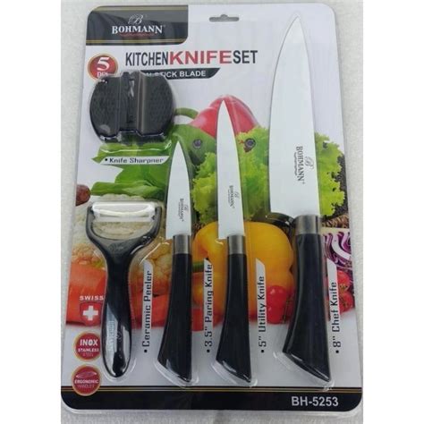 Set De Cutite Bohmann Inox Turnat 8 Piese Argintiu Mat