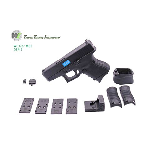 We G27 Gen3 Mos Bk G27 We G Series Glock We Pistols Gbbp Guns