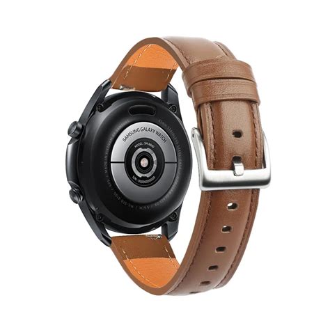 Correa De Cuero Genuino Para Galaxy Watch Mm Correa De Reloj