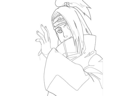 Impresionante Deidara Para Colorear Imprimir E Dibujar ColoringOnly