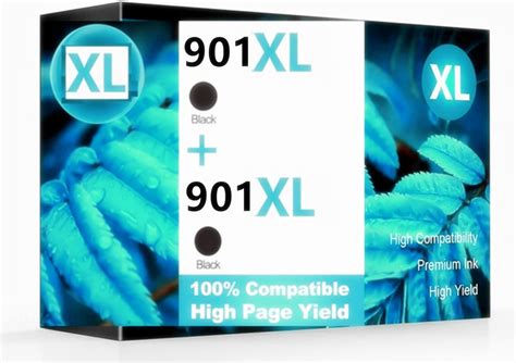 901 901xl 901 XL Black Ink Cartridge Replacement For HP 901 Black Ink